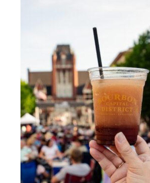 Cold drink at Bourbon Capital District