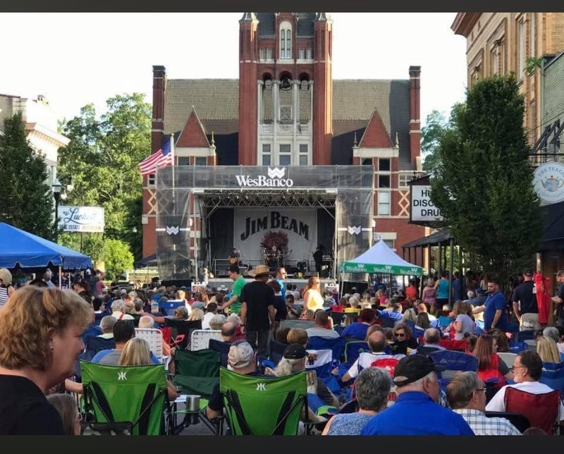 Festival crowd at National Bourbon Week