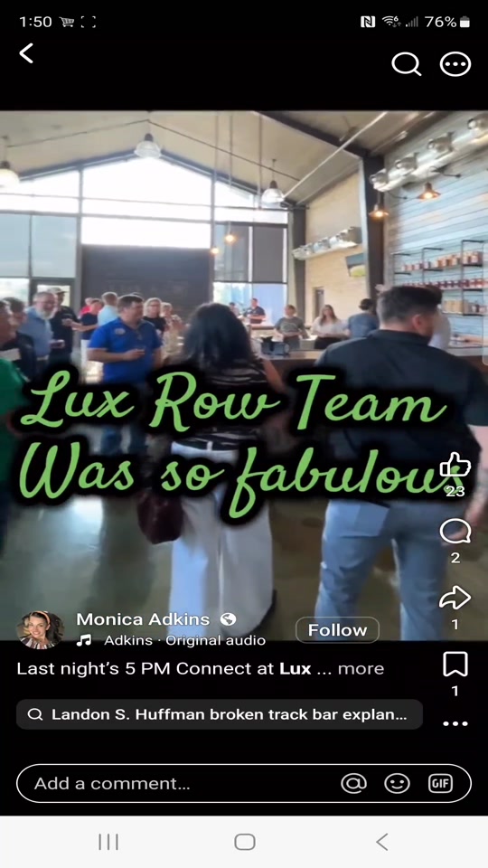Lux Row Team event